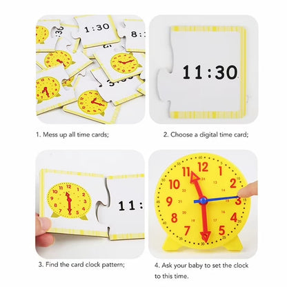 Clock Reading - Toy for Learning to Tell Time