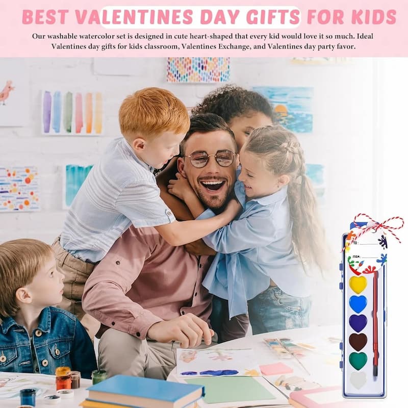 Heart Paint - Mini Watercolor Paint Set