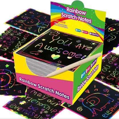 ScratchNotes - 100-piece Creative Toy Set