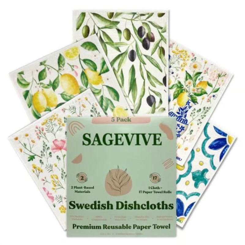 DischaCloths - Ultra-absorbent Dish Towel Set