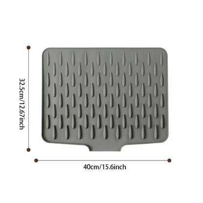 DrainMat - Silicone Drying and Heat Protection Mat — Flexible & BPA-free