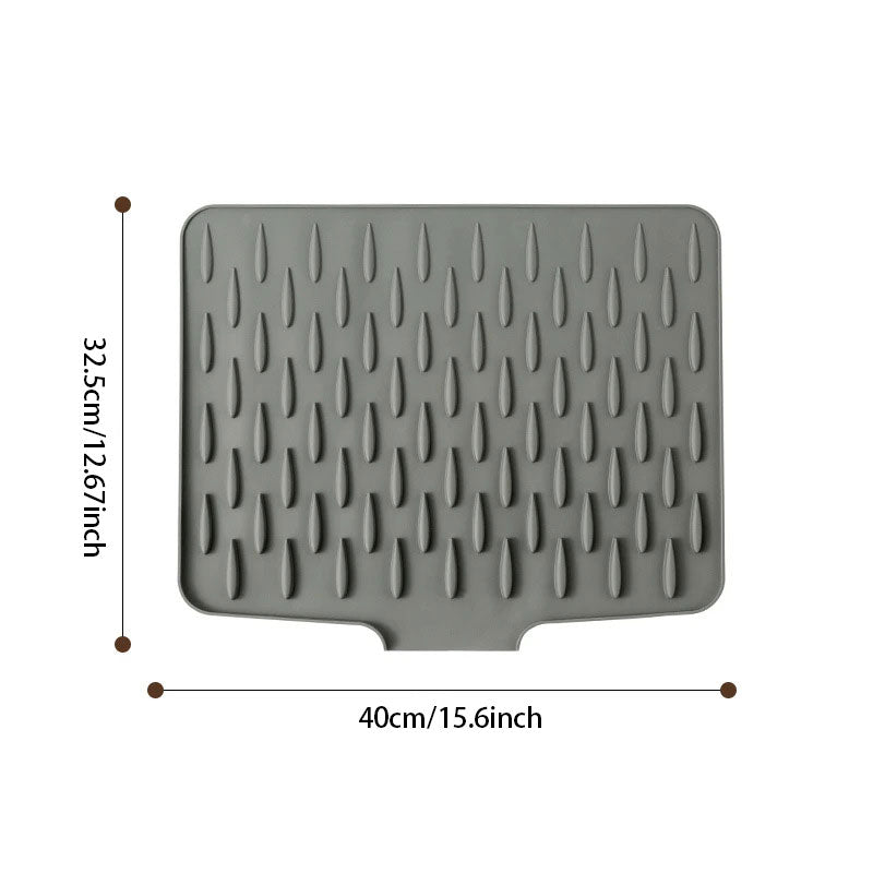 DrainMat - Silicone Drying and Heat Protection Mat — Flexible & BPA-free