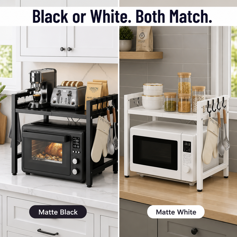 Counter Rack - Gain back half of your workspace without moving a single appliance