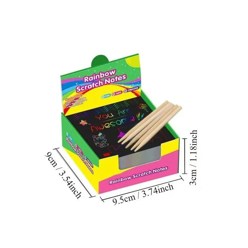 ScratchNotes - 100-piece Creative Toy Set
