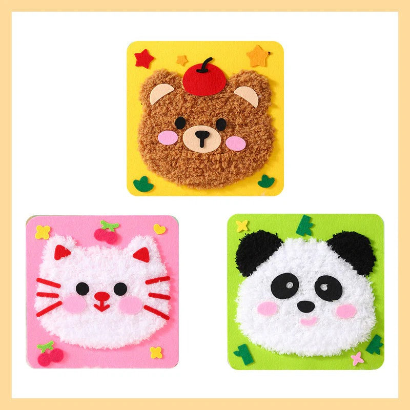 Fuzzy Drawings - Set for Crafting a Stick Puppet