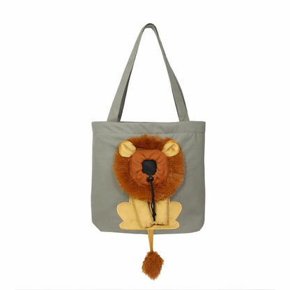 Cat Mane Bag - Canvas Tote Bag for Pets
