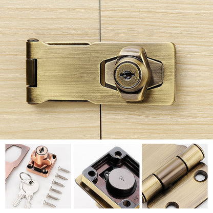 Cabinet Lock - Door Lock with Hinge Bolt and 2 Keys