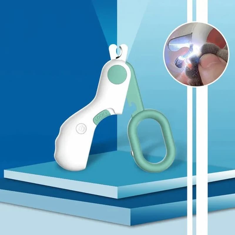 Cat Nail Clipper with LED for Precise Cutting