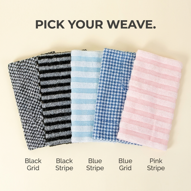 Scrub Cloth - Say goodbye to uneven skin on your arms, back acne, and cellulite – in just 90 seconds