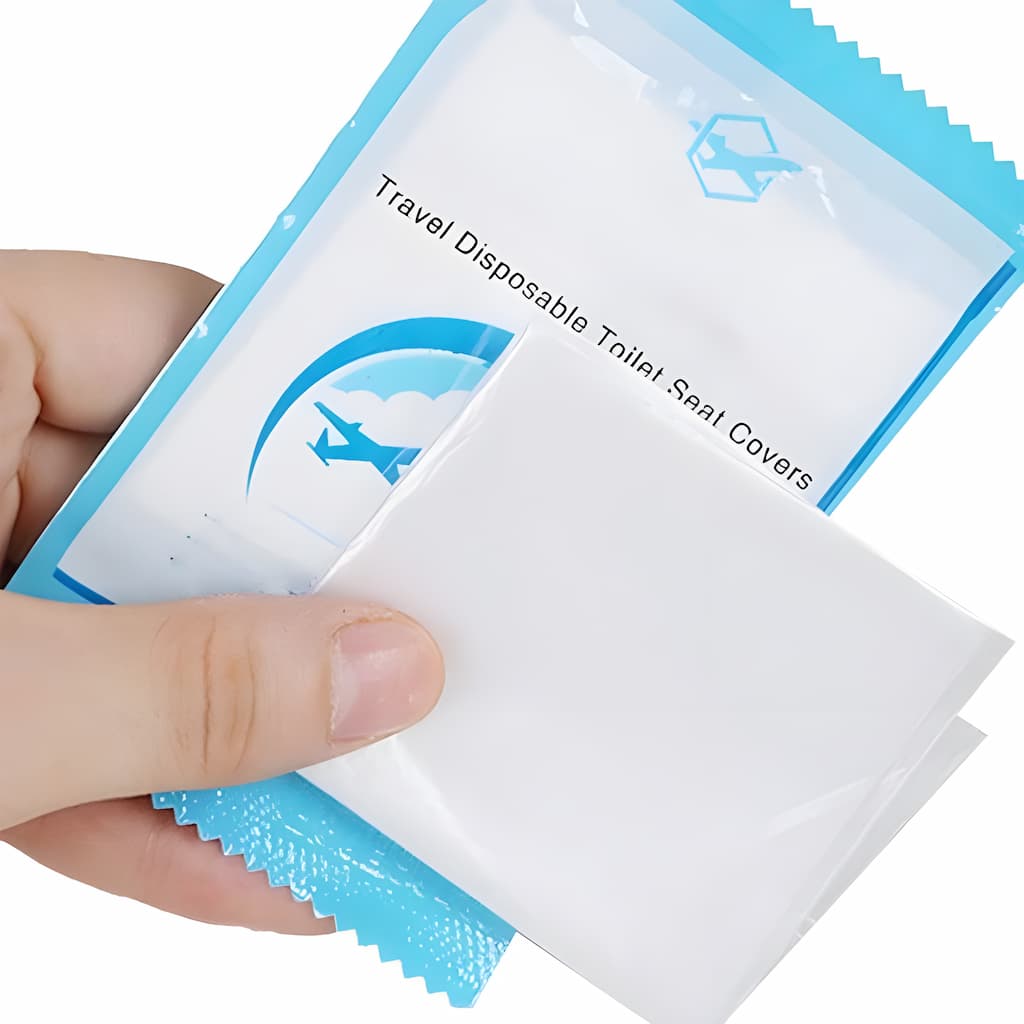 HygeneCover - Personal Toilet Seat Cover for On-the-Go [50 Pieces]
