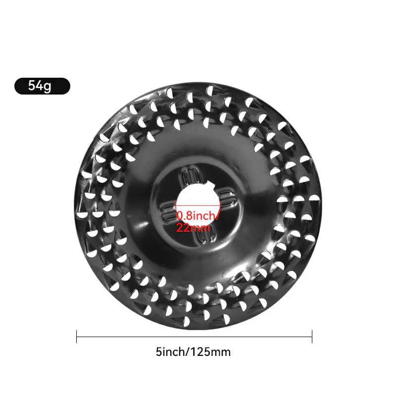Wood Grinder Disc - Grinding Disc for Angle Grinders for Sanding and Shaping Wood