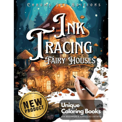 TraceDrawings - Relaxing Coloring Book with Ink Drawings