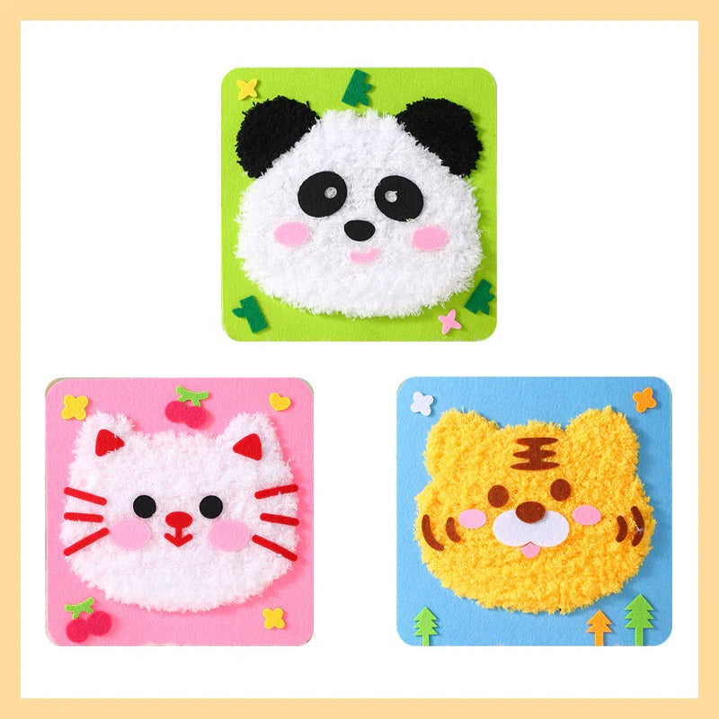 Fuzzy Drawings - Set for Crafting a Stick Puppet