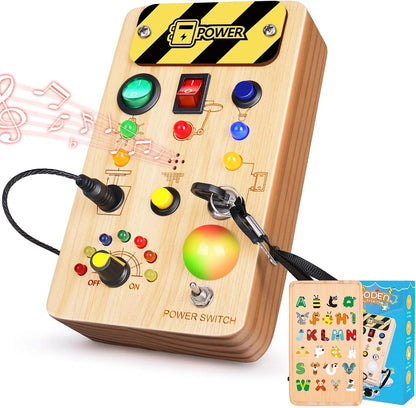 Stimulus Board - Montessori Sensory Switch Toy Made of Wood