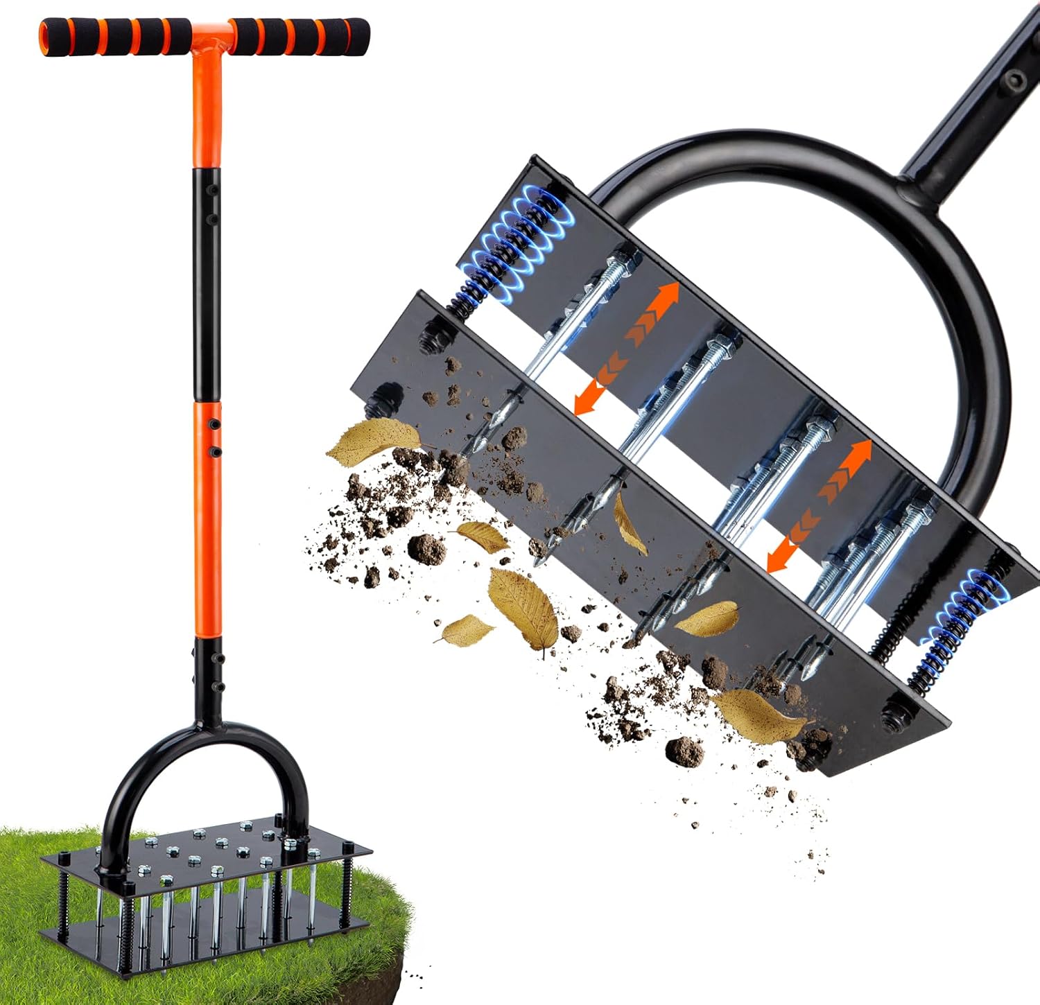 Lawn Aerator - Automatic, Self-Cleaning Lawn Aerator