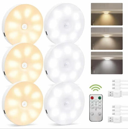 Adjustable White and Color LED Pucks