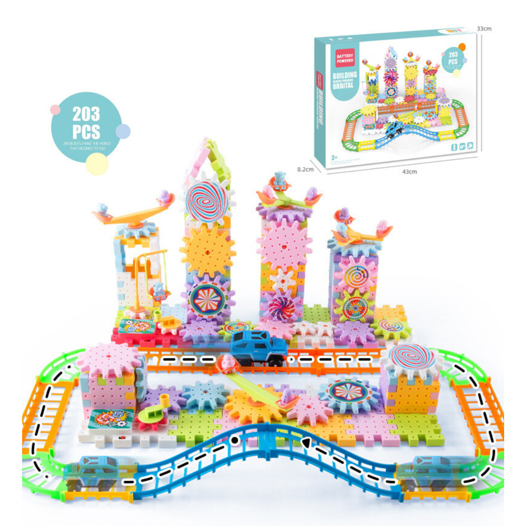 Gear Builder - Montessori Building Blocks
