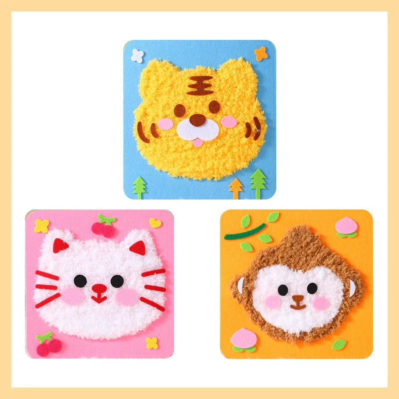 Fuzzy Drawings - Set for Crafting a Stick Puppet