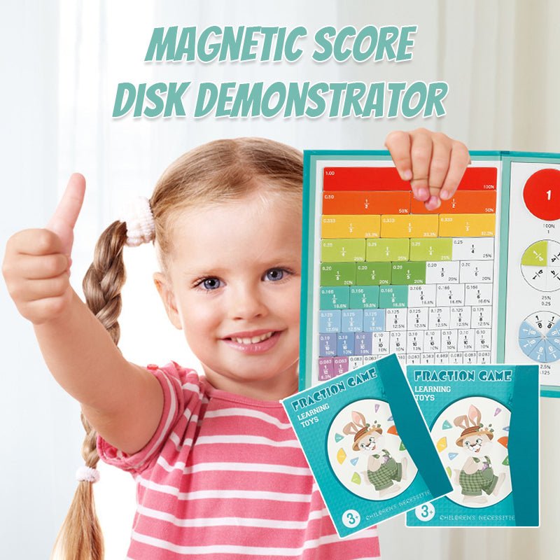 MagneticFractions - Teach your child to calculate with fractions visually!